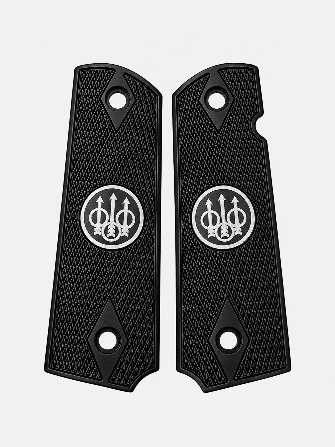 hand_grip9 Black Textured Decorative Grip .45 Pistol 1911 - Image 1